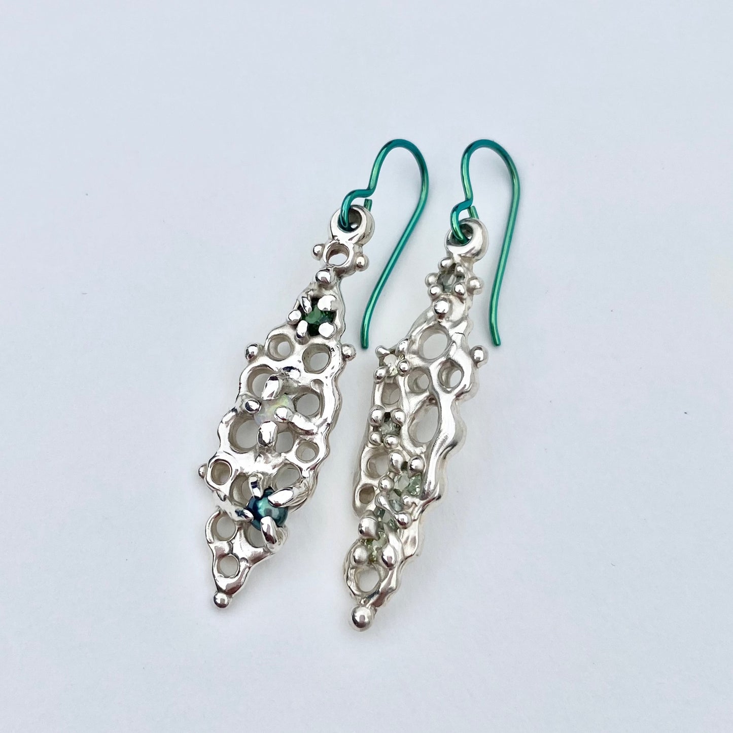 Green Dream Earrings Madame Mak Jewellery