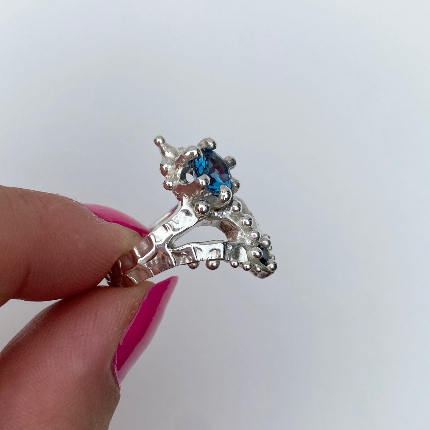 The Blue Crown Belongs To The Fox (Fits Size "P 1/4"/7.75 US) Madame Mak Jewellery