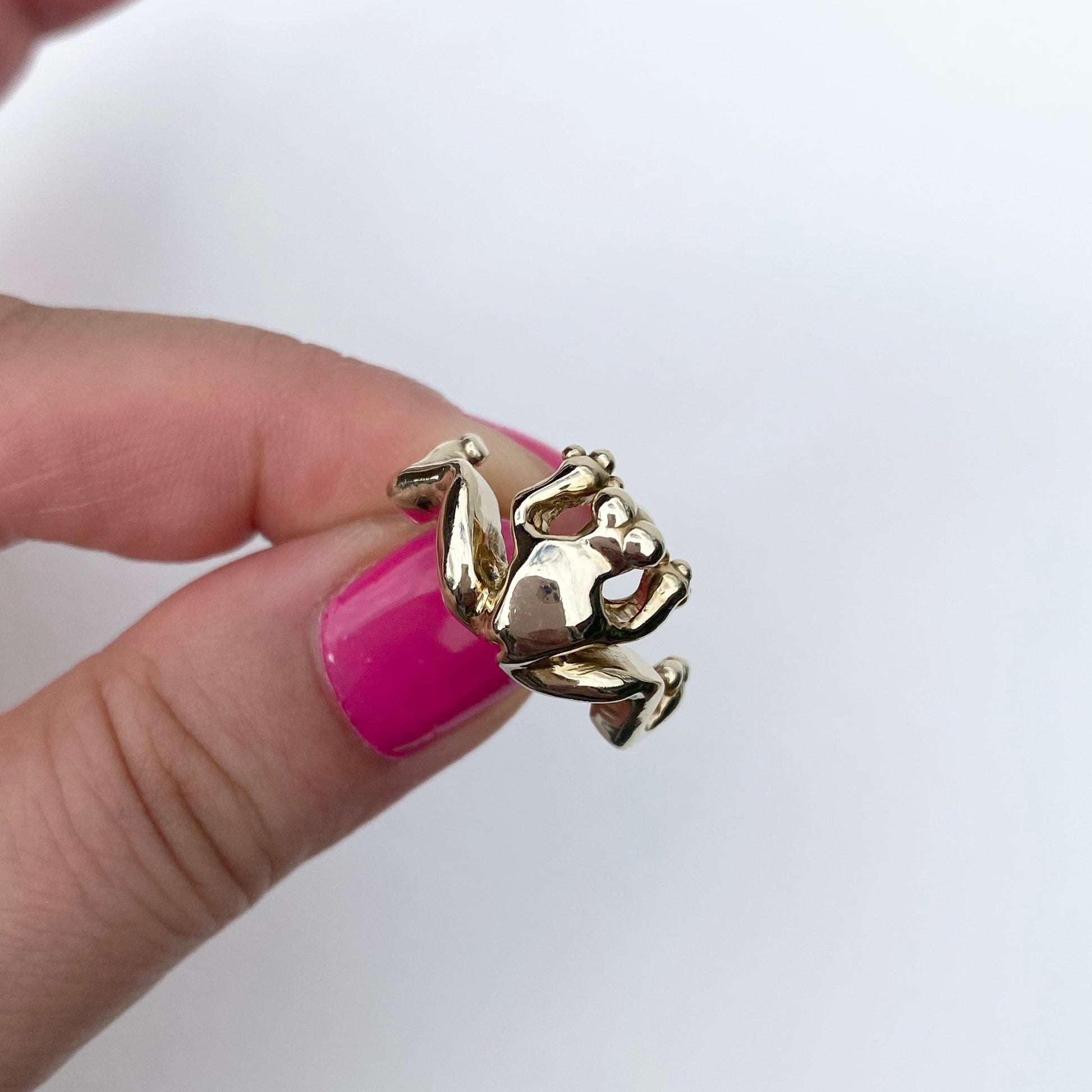 GOLD Doing it "Froggy Style" ring (MADE TO ORDER) Madame Mak Jewellery