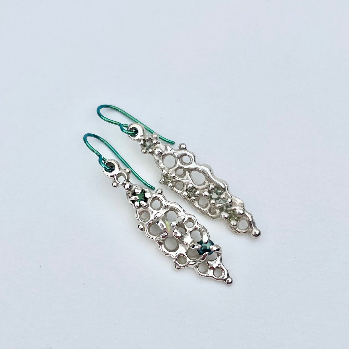 Green Dream Earrings Madame Mak Jewellery