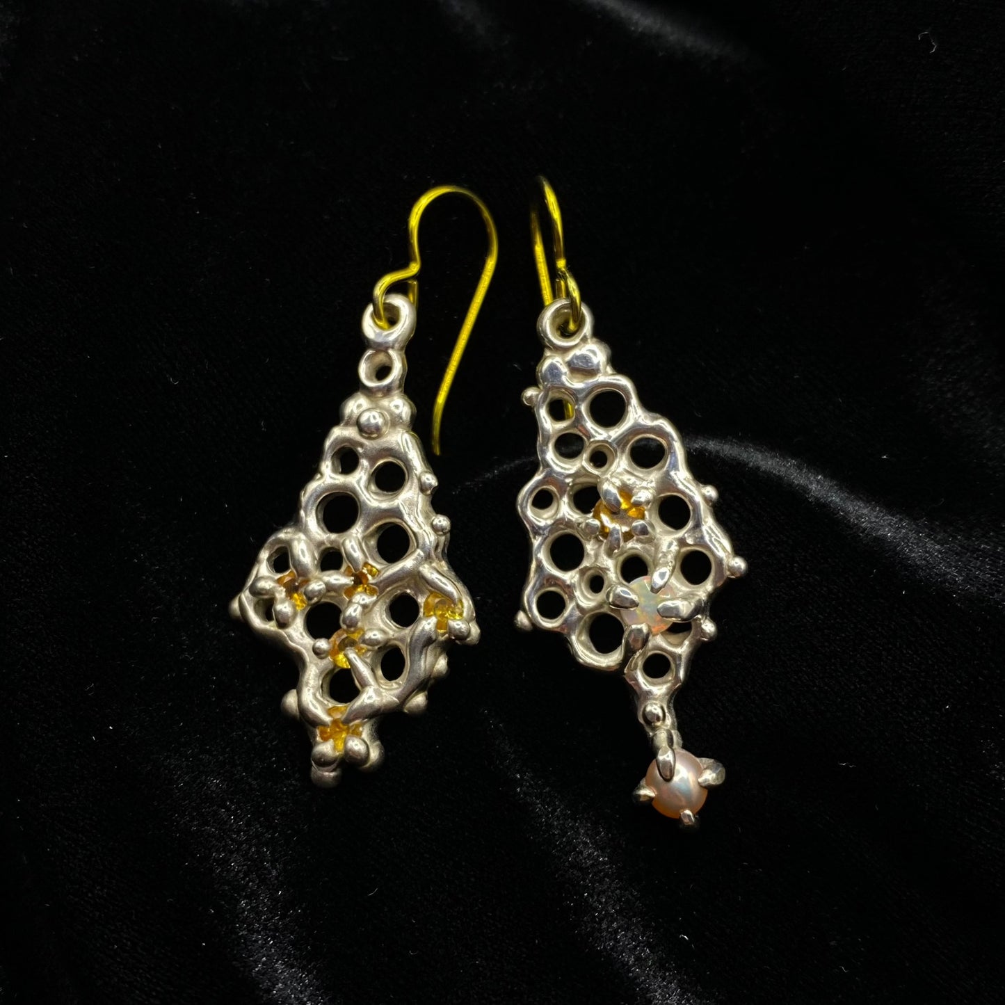 It Was All Yellow Earrings Madame Mak Jewellery