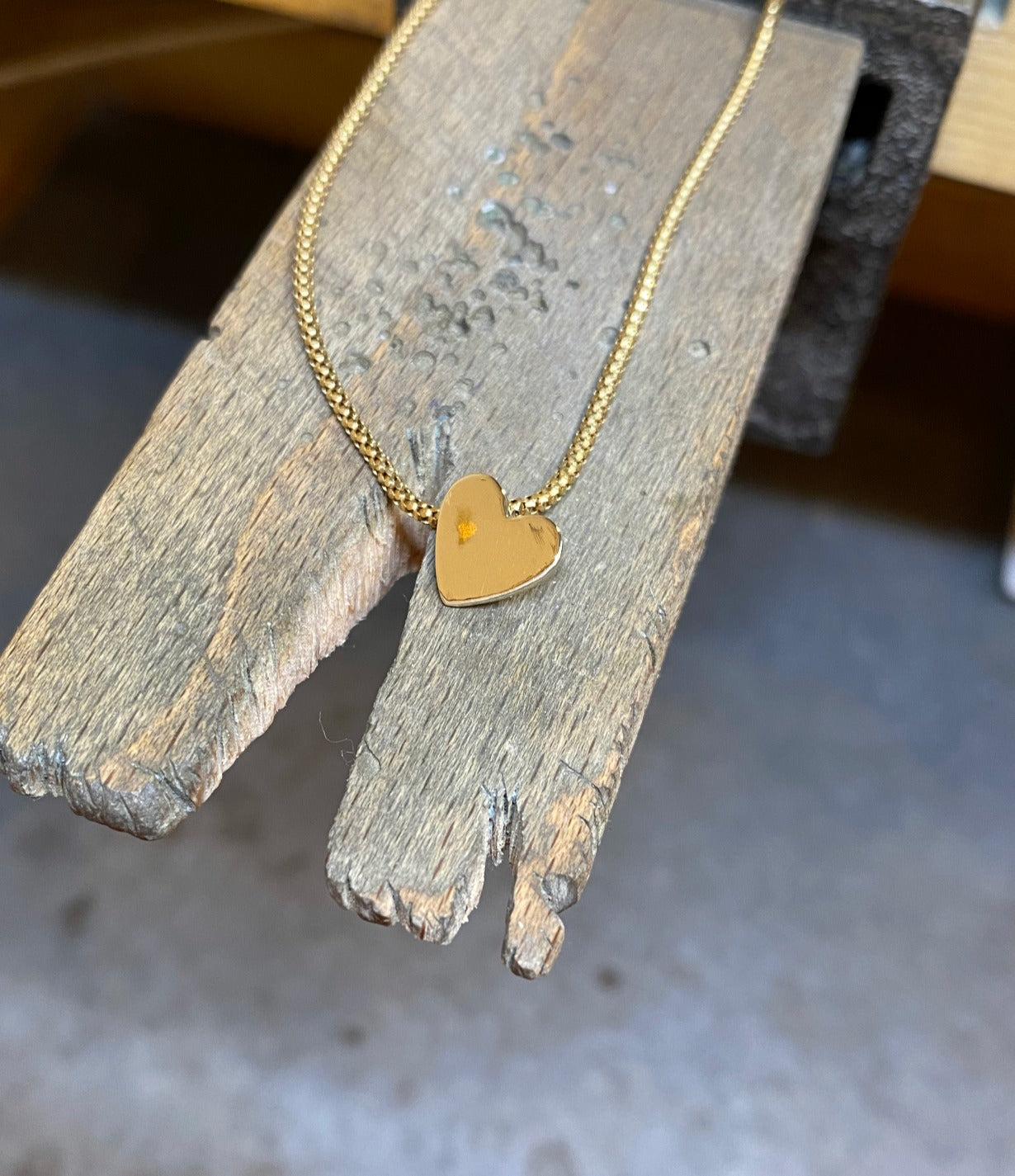 A Reminder To Love Yourself (9K and 18K Gold) Pendant MADE TO ORDER Madame Mak Jewellery