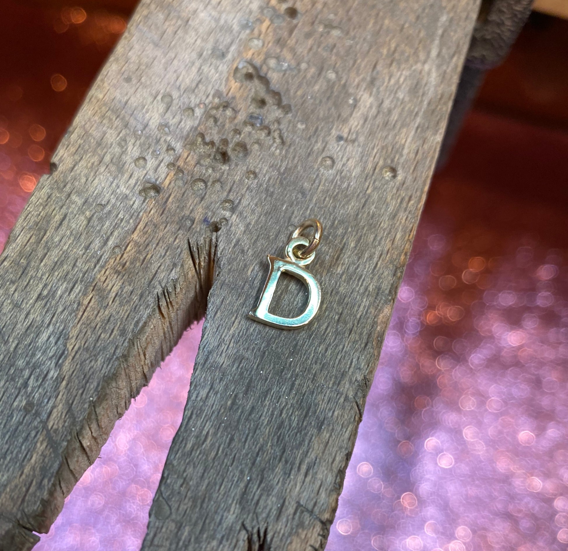 Little Solid Gold Letter Charms (9K and 18K Yellow Gold) MADE TO ORDER Madame Mak Jewellery
